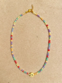 colar de cristais com smile - comprar online