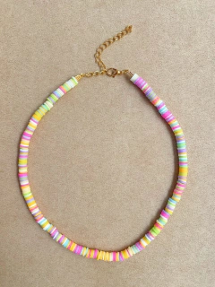 Colar discos coloridos NEW  - comprar online
