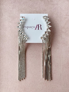 ear cuff super longo brilhos