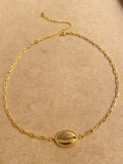 choker búzio único