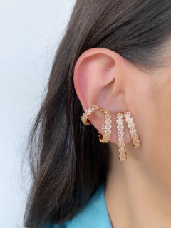 piercing cravejado duplo - comprar online