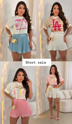 Imagem do Shorts Saia Plissada