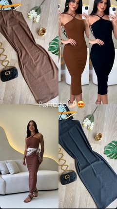 Vestido Canelado - comprar online
