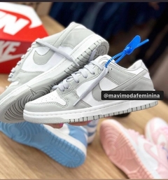 Dunk PROMO Low Cinza e Branco na internet