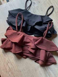 Croped Babados - Mavi Moda Feminina