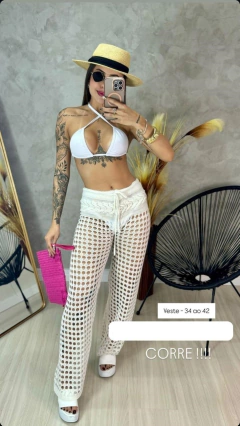 Calça Saída de Praia Tricô na internet