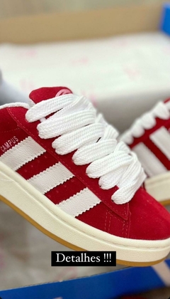 Adidas Campus Vermelho na internet