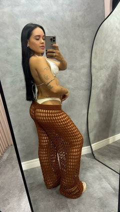 Calça Saída de Praia Tricô