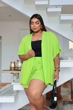 Conjunto Kimono + Shorts - Mavi Moda Feminina
