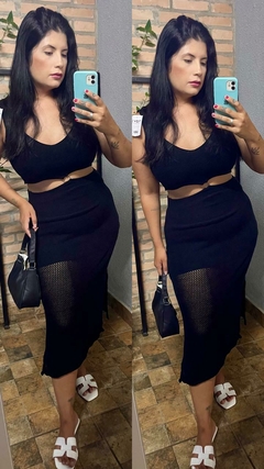 Vestido Argola Crochê na internet