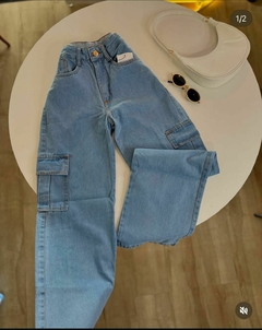 Calça Jeans Cargo - comprar online