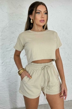 Conjunto com Shorts Moletinho - comprar online