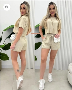 Conjunto com Shorts Moletinho na internet