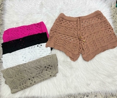 Saída de Praia Shorts Tricô na internet