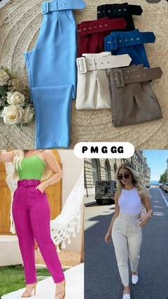 Calça Alfaiataria com Cinto - comprar online