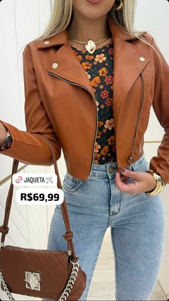 Jaqueta Couro Fake - loja online