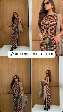 Vestido Midi Boho Chic - Mavi Moda Feminina