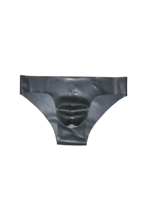 [Pre-order] Latex Thong Metallic Pewter - buy online