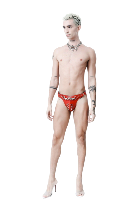 Red Cage Thong - comprar online