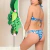 *VIENTO Y OLAS* 4517 BIKINI TOP ALTO CON VEDETINA ESTAMPADO (4517VIE) - comprar online