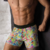 *BAKHOU* 2031 BOXER ESTAMPADO DIGITAL PINCELADAS ELÁSTICO SOBRE RELIEVE NEGRO (2031BK) en internet