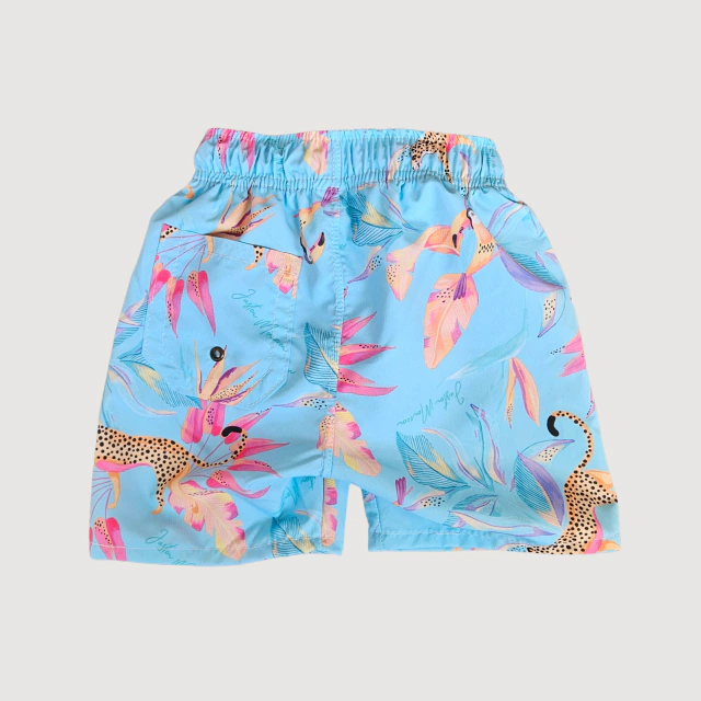 Short Leopardo Celeste — imagen 2