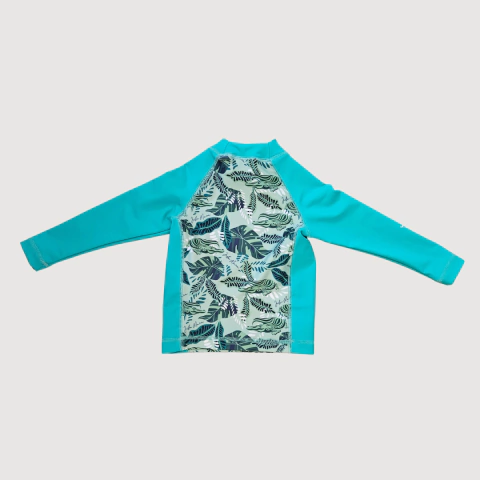 Reme de Lycra Combinada Verde - comprar online