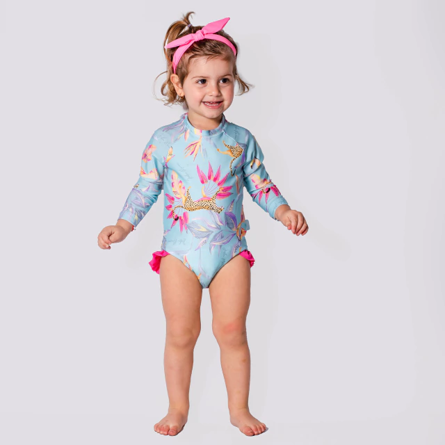 Body Leopardo Celeste
