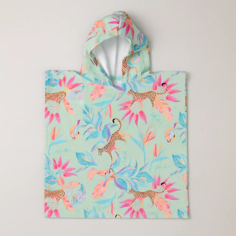 Capita de toalla Leopardo Verde - comprar online