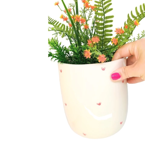 Maceta XL Corazones - 14 cm - comprar online