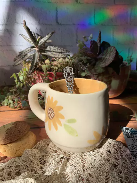 Taza Pera - Girasoles