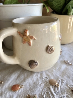 Taza pera - Ostras - - Alba Deco Store