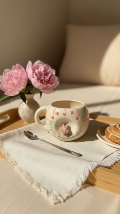 Taza Esfera - Gatito con corazón -