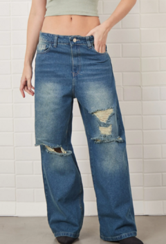 Jean Súper Baggy Venus Pacific Blue - comprar online