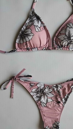 Bikini Flores Rosa - comprar online