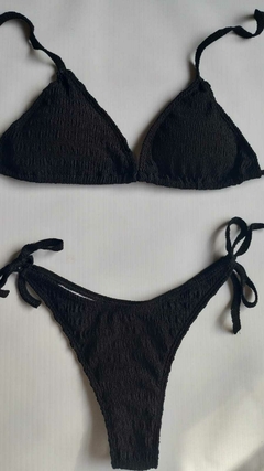 Bikini Textura Negro - comprar online