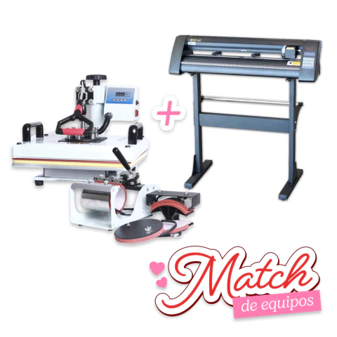 MATCH ♡ Plotter de corte Semiautomático PE + 5 en 1 (blanca)