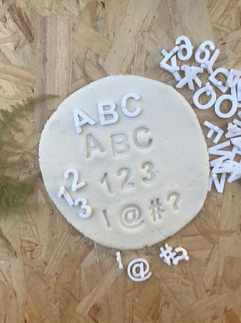 SET sellos para lettering ARIAL