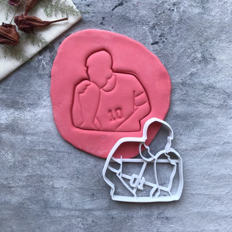 Messi besando la copa