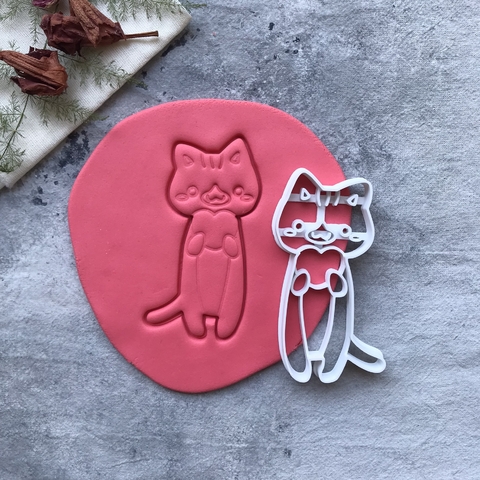 Gato con corazón