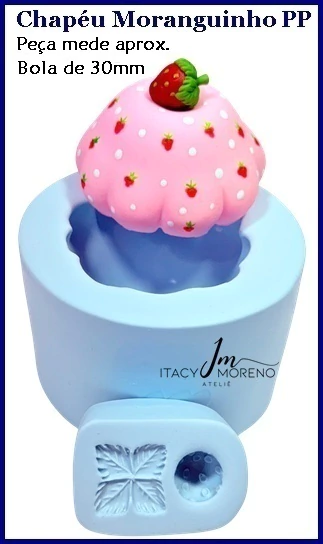 Molde Chapéu Moranguinho PP - Coleção Itacy Moreno