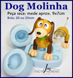 Molde Dog Molinha - 9x7 cm - Coleção Itacy Moreno