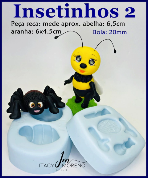 Molde Insetinhos 2 - Coleção Itacy Moreno
