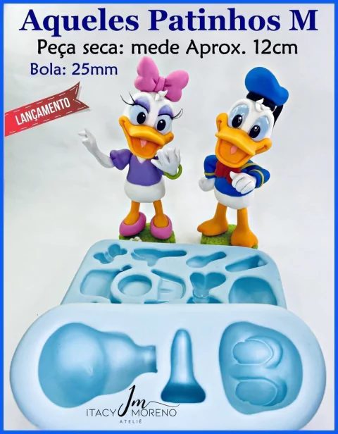 Molde Aqueles Patinhos M - Coleção Itacy Moreno