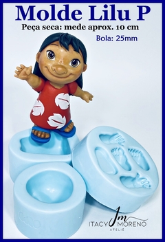 Molde Lilu P - 10cm - Coleção Itacy Moreno