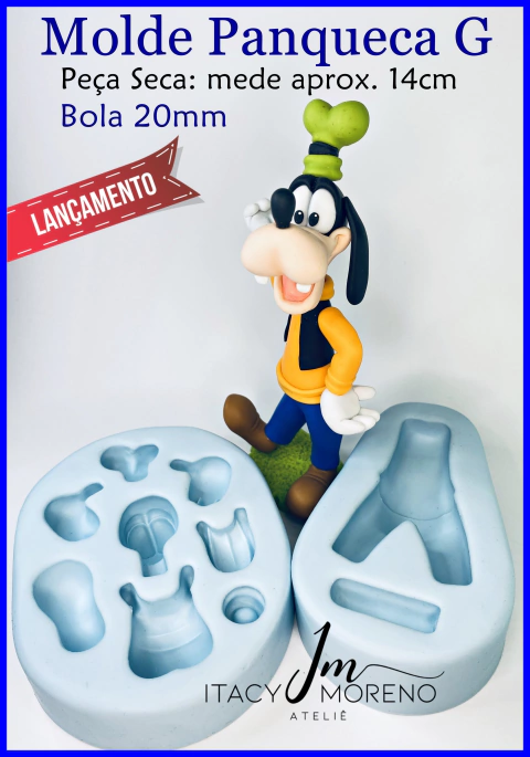 Molde Panqueca G - 14cm - Coleção Itacy Moreno