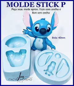 Olhos Resinados Stitch GG (Para Molde Stick PP) - Geisa Rocha na internet