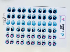 Olhos Resinados Stitch P (para Molde Mini) - Geisa Rocha - comprar online