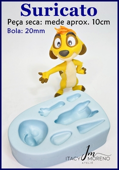 Molde Suricato - 10 cm - Coleção Itacy Moreno