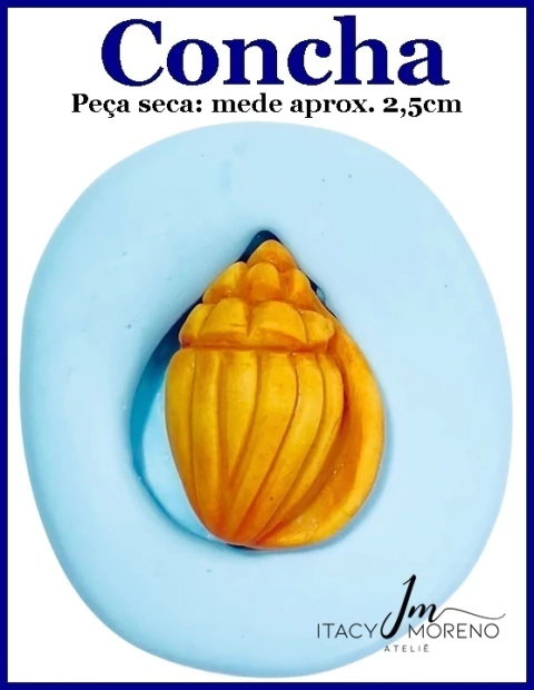 Molde Concha - 2,5cm - Coleção Itacy Moreno - comprar online